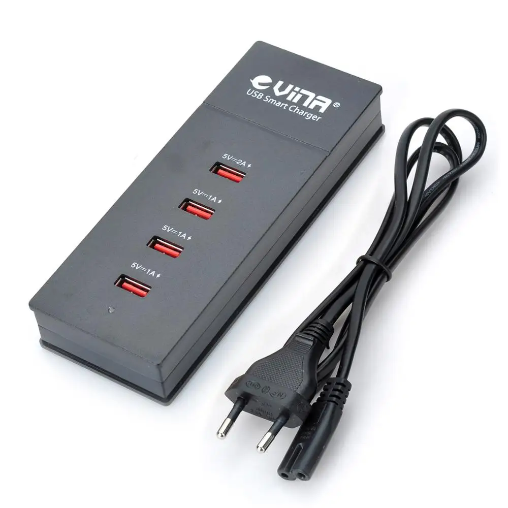 

20W Quick Charge 2.1 USB Charger Smart 4 Port Desktop Charging Mobile Phone Travel Charger for iPhone Samsung Huawei Xiaomi LG