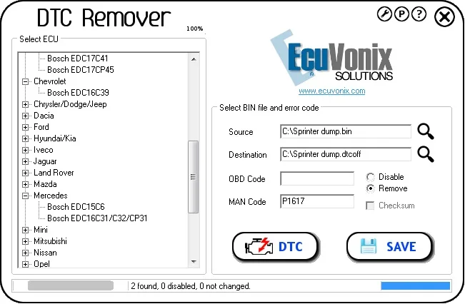 DTC Remover 1.8.8.5 [01 11 2018] обновляемый + USB модем|ПО| |