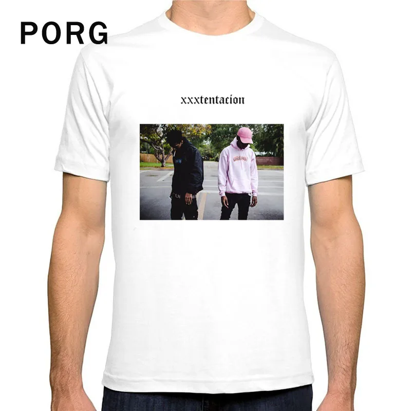 

XXXtentacion T Shirt Casual O-neck Tees Rapper Hip Hop Print Tshirt Harajuku Gothic Cotton Tops Modis T-Shirts Men T Shirts 2019