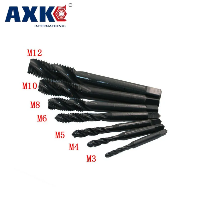 Spiral hand thread tap screw point metric plug bit manual tool M3 M4 M5 M6 M8 M10 M12 | Инструменты