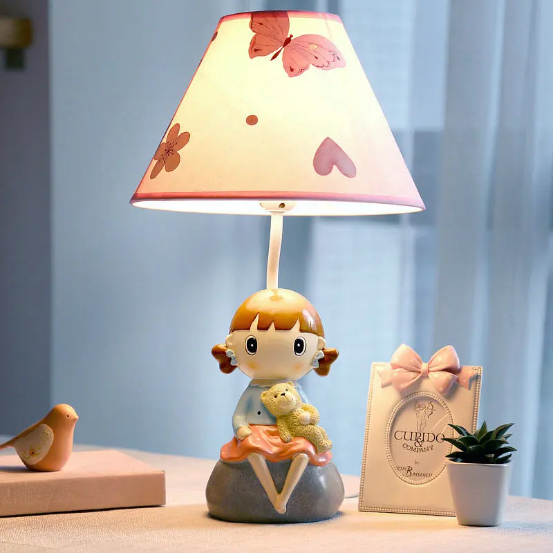 Little Girl Table Lamp Bedroom Bedside Lamp Led Dimming Creative Little Girl Table Lamp Bedroom Bedside Lamp Led Dimming Creative