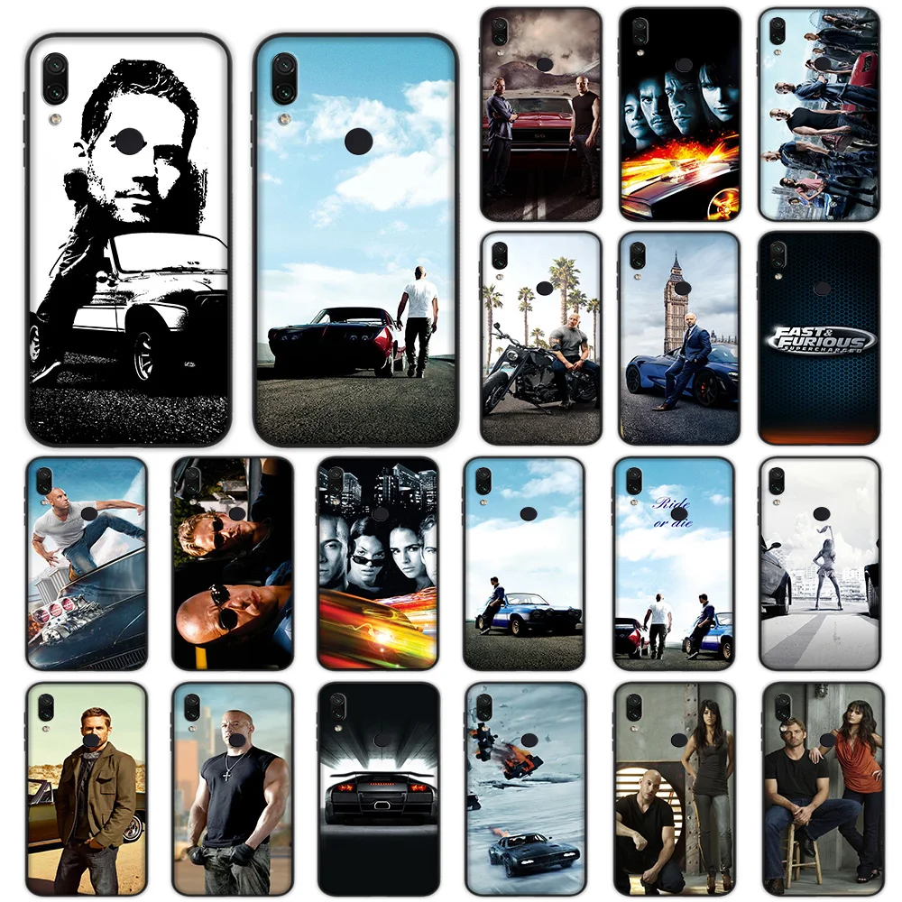 

Fast & Furious Soft Case for Xiaomi Redmi Note 4 4X 6 7 Pro 5 Plus 5A 6A Go S2 Cover