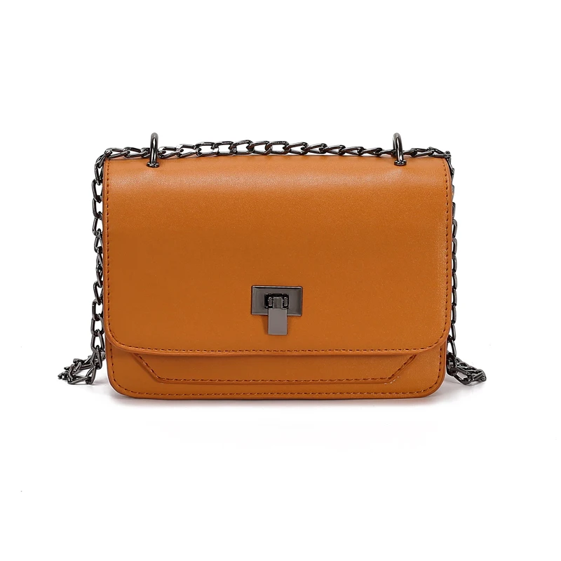

single shoulder slung 2018 new wild shoulder bag lock bag mini handbag tide
