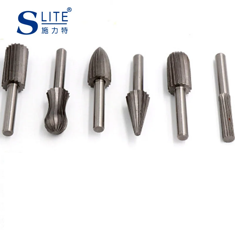 Slite 6PC Woodworking Rotary File Six Pieces Of Woodworking Milling Cutter Grinding Corn Milling Tools Slite 6PC Woodworking Rotary File Six Pieces Of Woodworking Milling Cutter Grinding Corn Milling Tools