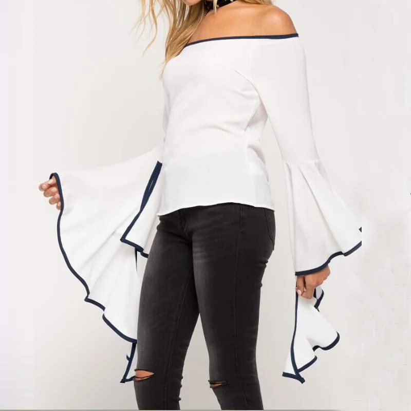 Compare Prices on Long Sleeve Bell Ruffle- Online Shopping