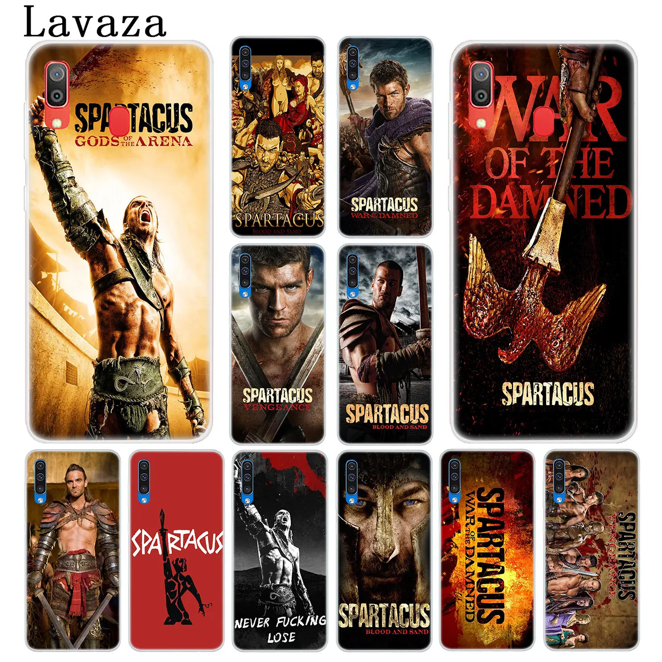 

Lavaza spartacus saison Hard Transparent Phone Case for Samsung Galaxy A10 A20 A30 A40 A50 A60 A70 M40 M30 M20 M10 Cover