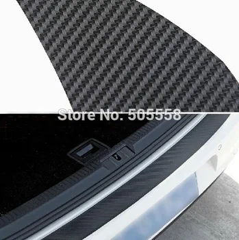 

CAR REAR BUMPER PROTECTION CARBON FIBER STICKER TRIM FOR VW GOLF MK6 GTI R20