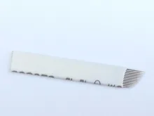 50 Шт. 12 Pin Одноразовые Перманентный Макияж Бровей Татуировки Иглы Для Перманентного Макияжа Татуировки Microblading Ручка
