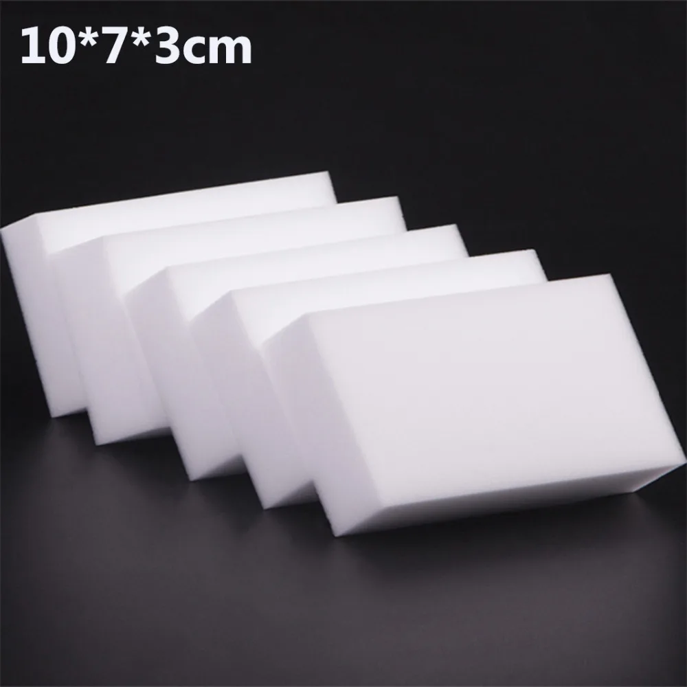 

100 pcs/lot White Magic Sponge Eraser Melamine Cleaner,multi-functional Cleaning 100x60x20mm Wholesale & Retial