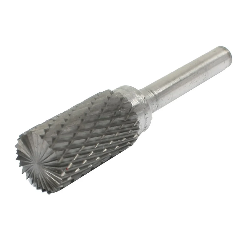 

LNHF 5pcs/lot 14mm x 25mm Double Cut Cylindrical Tungsten Carbide Rotary File Bit