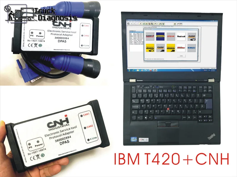 Toughbook cf19 для CNH Est диагностический инструмент с новой голландской чехол для сельского хозяйства диагностический комплект сканер