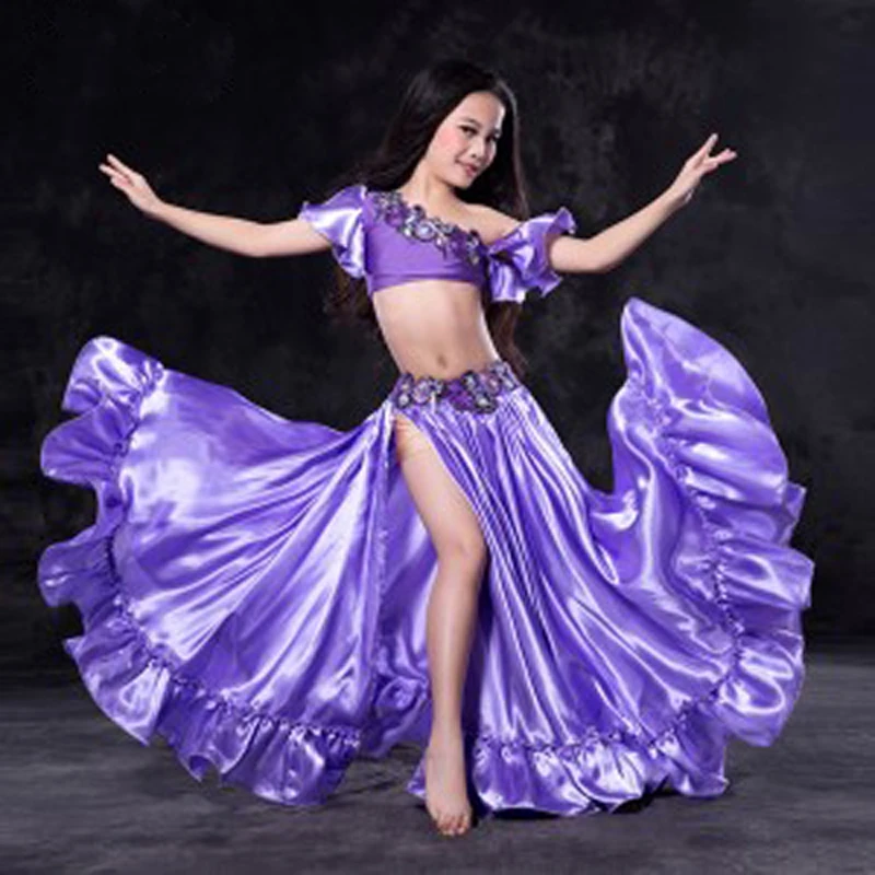 Trajes danza del vientre para niños y conjunto de baile de vientre Oriental, bonito y Sexy, 5 colores, tallas S, M y L, nuevo diseño|belly dance costumes|belly dance costume designbellydance