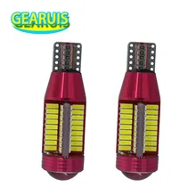 100 peças t15 4014 smd 78 ponto branco gelo azul carro leve luz de alta potência canbus sem erro inversa freio estacionamento