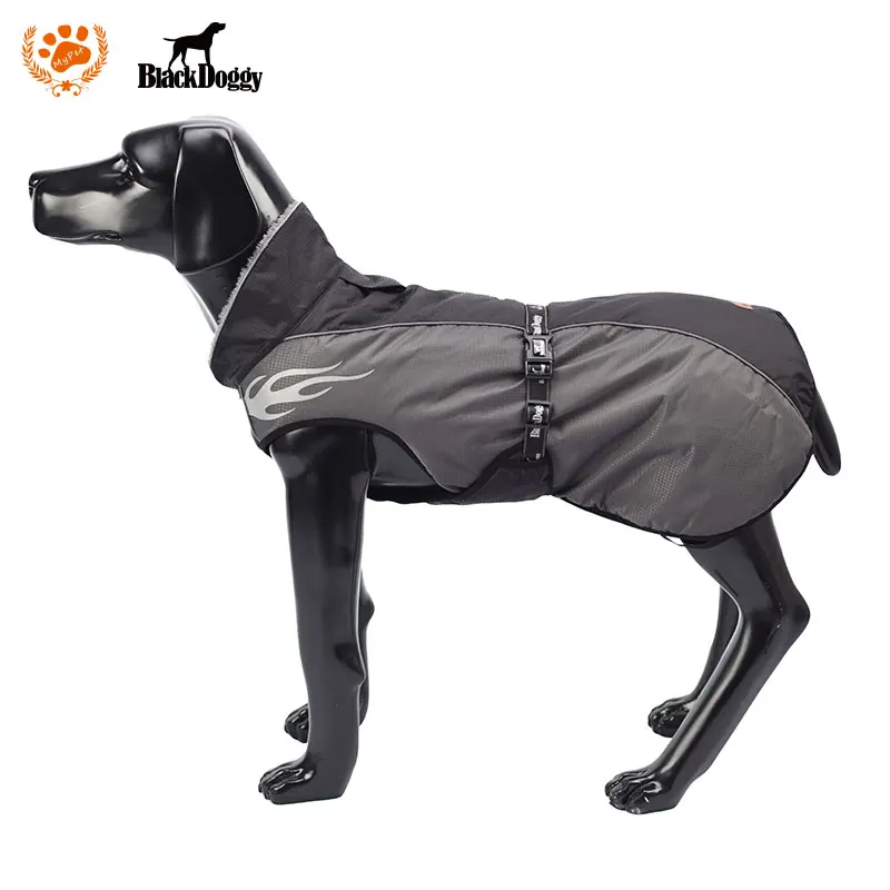 Christmas Plus Thickening Collar Dog Winter Coat Large Size Pet Dog Clothes Warm Dog Down Jacket
