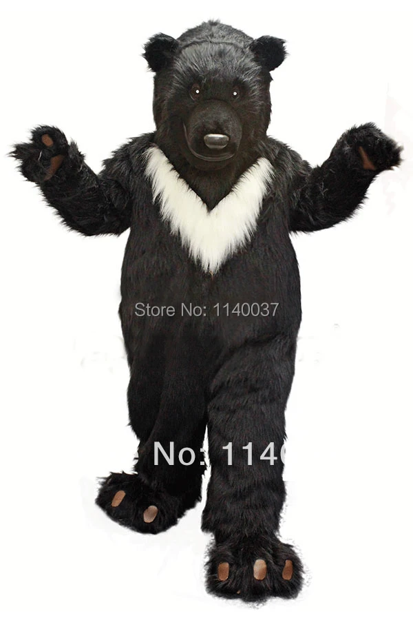 Disfraz profesional personalizado de oso negro para Mascota, traje de  personaje de dibujos animados, traje de Mascota, vestido elegante|bear  mascot suit|dresses dressdress dress dress - AliExpress
