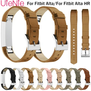 

For Fitbit Alta smart watch frontier/classic smooth real leather replacement strap For Fitbit Alta HR wristband accessories