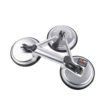 

Three Suction Cup Lifter Plate Heavy Duty Aluminum Tiles Puller Vacuum Home DIY Handle Sucker Marble Glasses Hand Tools
