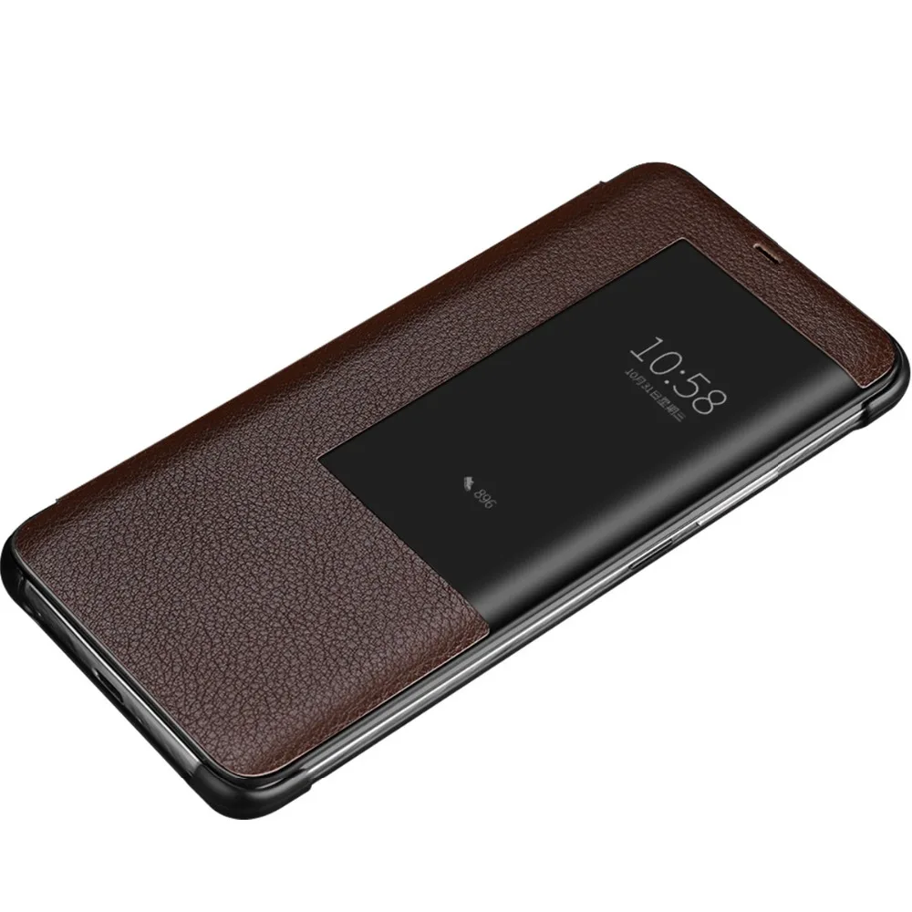 Смарт чехол с откидной крышкой для Huawei Mate 20 100% Официальный Оригинальный из