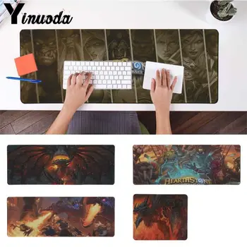 

Yinuoda Boy Gift Pad hearthstone Large Mouse pad PC Computer mat Size for 18x22 30x90cm 40x90cm Mousepad Locking Edge mouse pad
