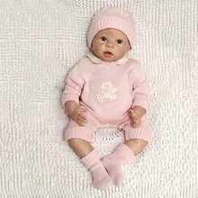 NPK 22 Inch 55 cm Soft Silicone Newborn Baby Reborn Doll Babies Dolls Lifelike Real Bebe Doll for Children Birthday Xmas Gift silicone reborn baby doll 22 inch real lifelike newborn dolls girl children birthday xmas gift