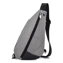 Мужские нагрудные сумки на одно плечо, сумка-мессенджер, повседневные наушники с отверстием в форме мини, Модные Простые Спортивные нагрудные уличные сумки через плечо