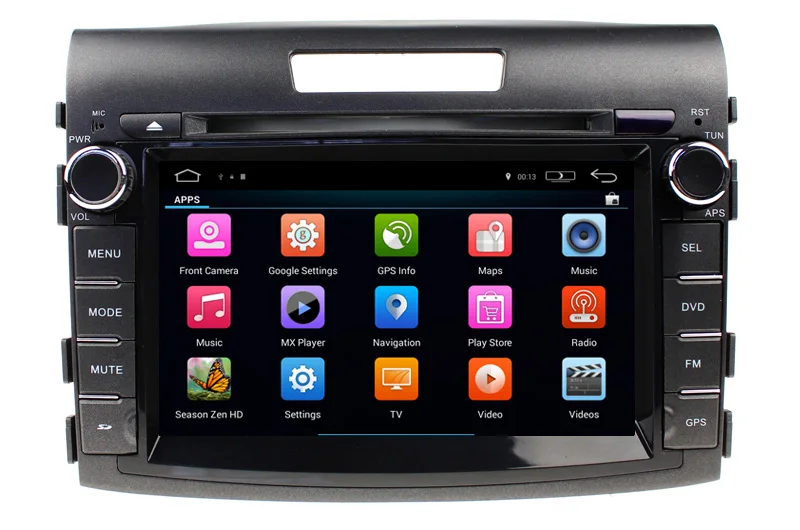 Cheap 1024*600 Android 5.1 CAR DVD player FOR HONDA CRV (2012-2014) car audio stereo Multimedia GPS BT Mirror Link WIFI 3G MAP 4