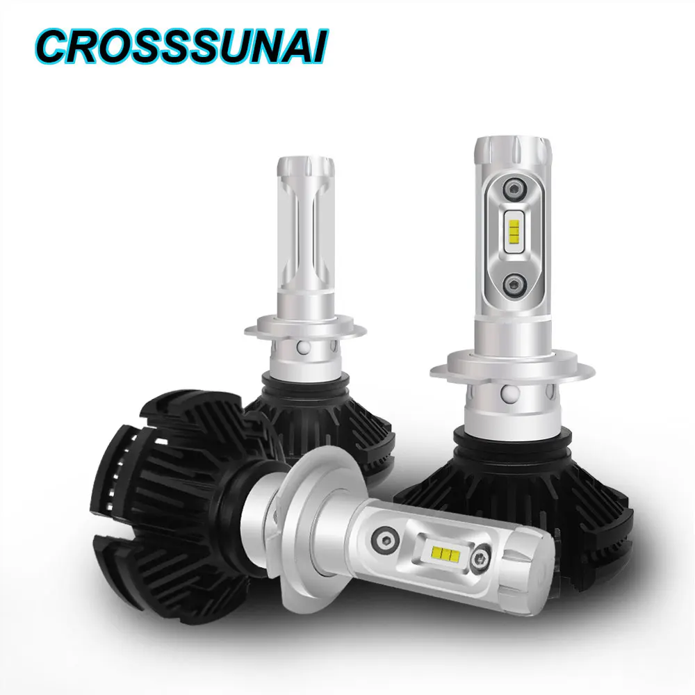 

X3 H4 Hi Low H7 Car LED headlight 60W 8000LM H11 9005 9006 HB2 HB3 HB4 12V 24V 3000K 6000K 8000K Auto Led Lights Headlamp Kit