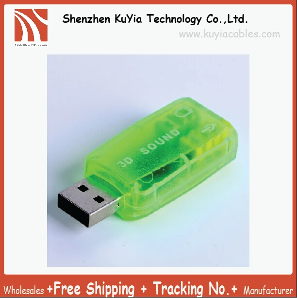 KUYiA Supplylink 5.1USB до 3 5 мм Микрофон Разъем для наушников стерео гарнитура 3D Звуковая