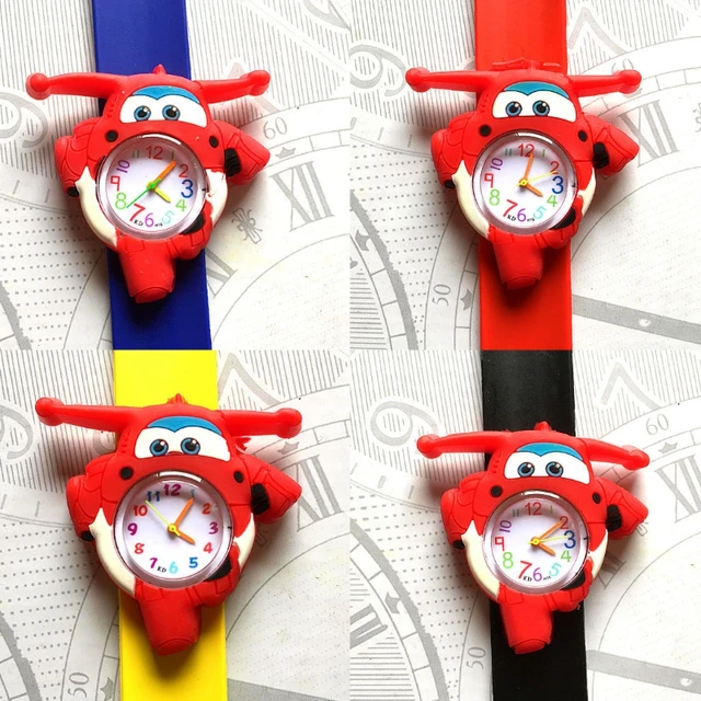 Children's Watches 3D Cartoon Aircraft car kids Baby Watch Clock Child Quartz Wa Children's Watches 3D Cartoon Aircraft car kids Baby Watch Clock Child Quartz Wa