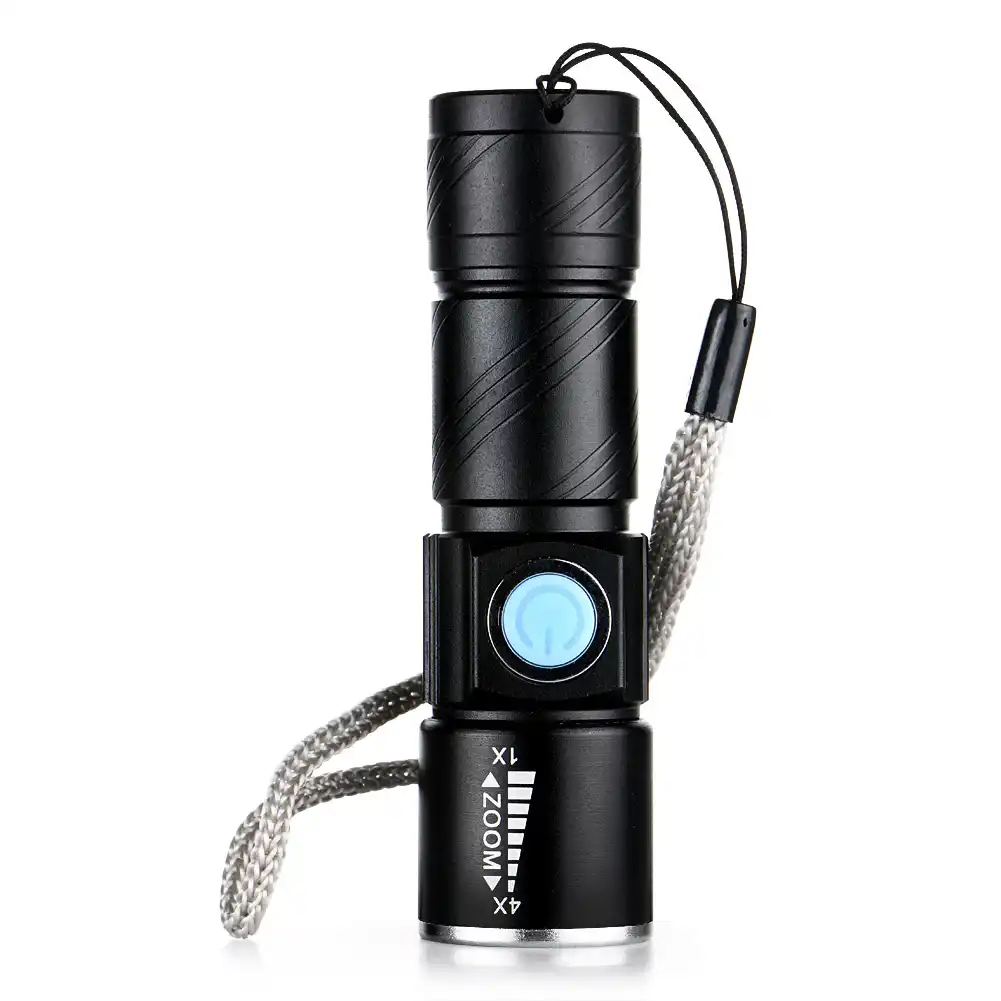 Супер яркий Q5 1000LM USB Перезаряжаемый зум MTB фонарик с велосипедным фонариком
