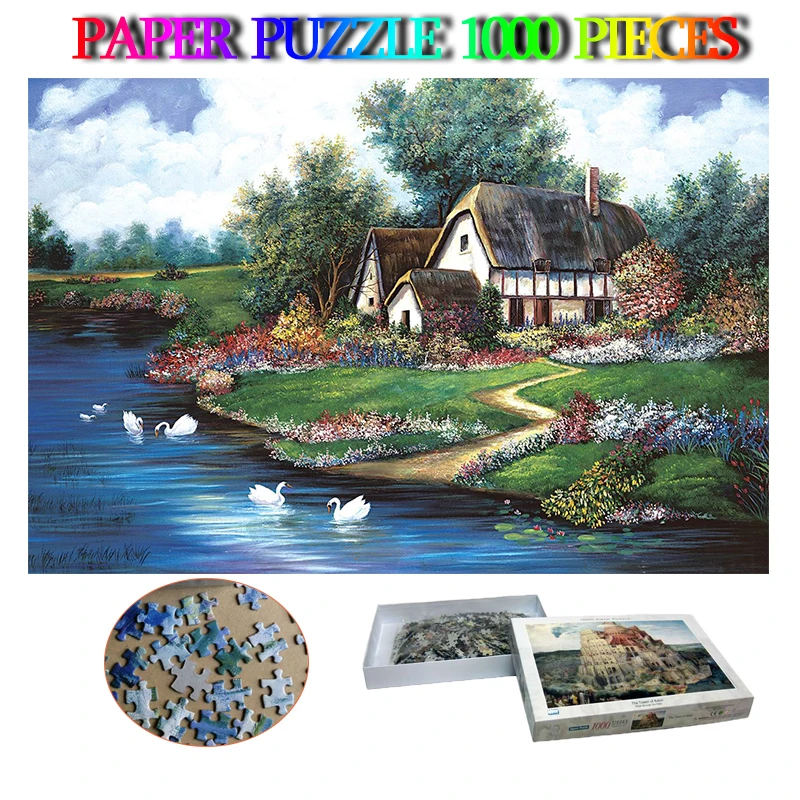 

Flourishing Spring Jigsaw Puzzles Paper 1000 Pieces Adults Puzzle Kids Brain Trainer Toys Paper 1000 Pieces Puzzle Home Decor