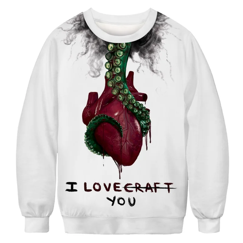 

Punk Print 3d Sweatshirt Men Women Long Sleeve Hip Hop Hoodies Pullover Halloween Horror Cosplay Party Tracksuit Unisex Clothing