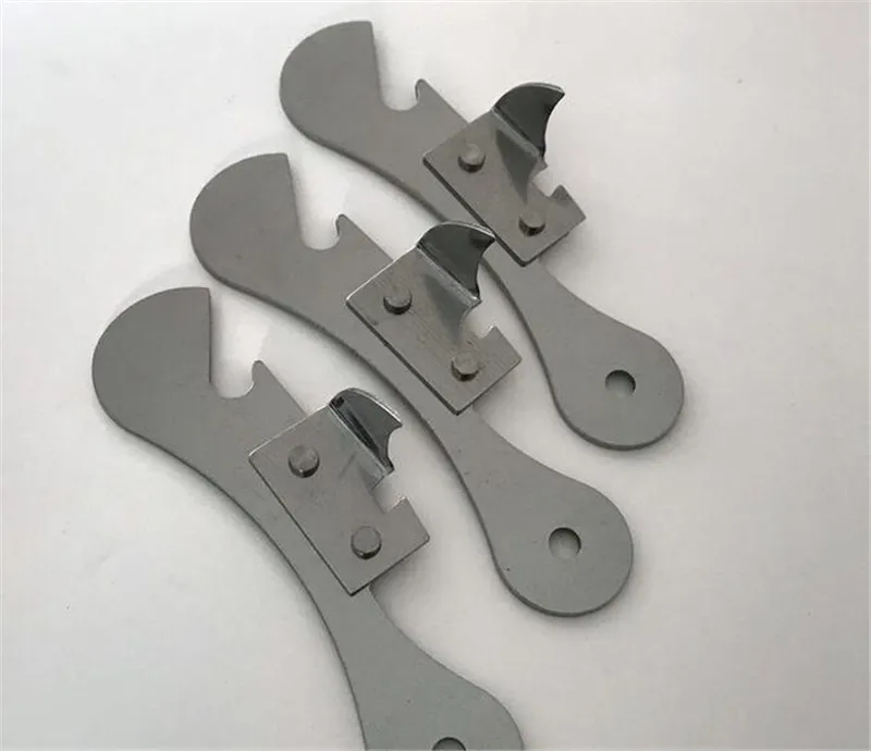 50pcs Stainless Steel Manual Can Opener Comfort Good Grip Tin Jar
