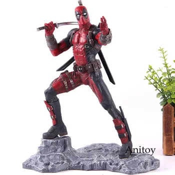 

Deadpool X-Man Figure Action Dead Pool PVC Collection Marvel Model Toy Gift For Kids Resin Statue 26.5cm