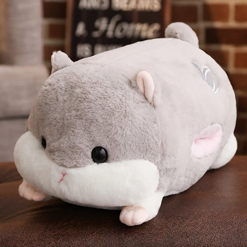 Big Cartoon Hamster Plush Toy Doll Cute Anime Hamster Holding Sleeping Pillow Baby Doll Birthday Gift Decoration 35inch 90cm