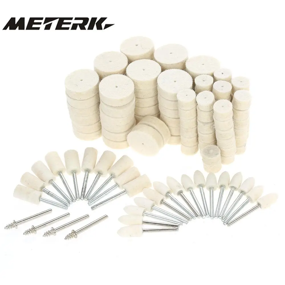 129Pcs dremel Accessories Polishing Wheel Polishing Tools Wool Felt