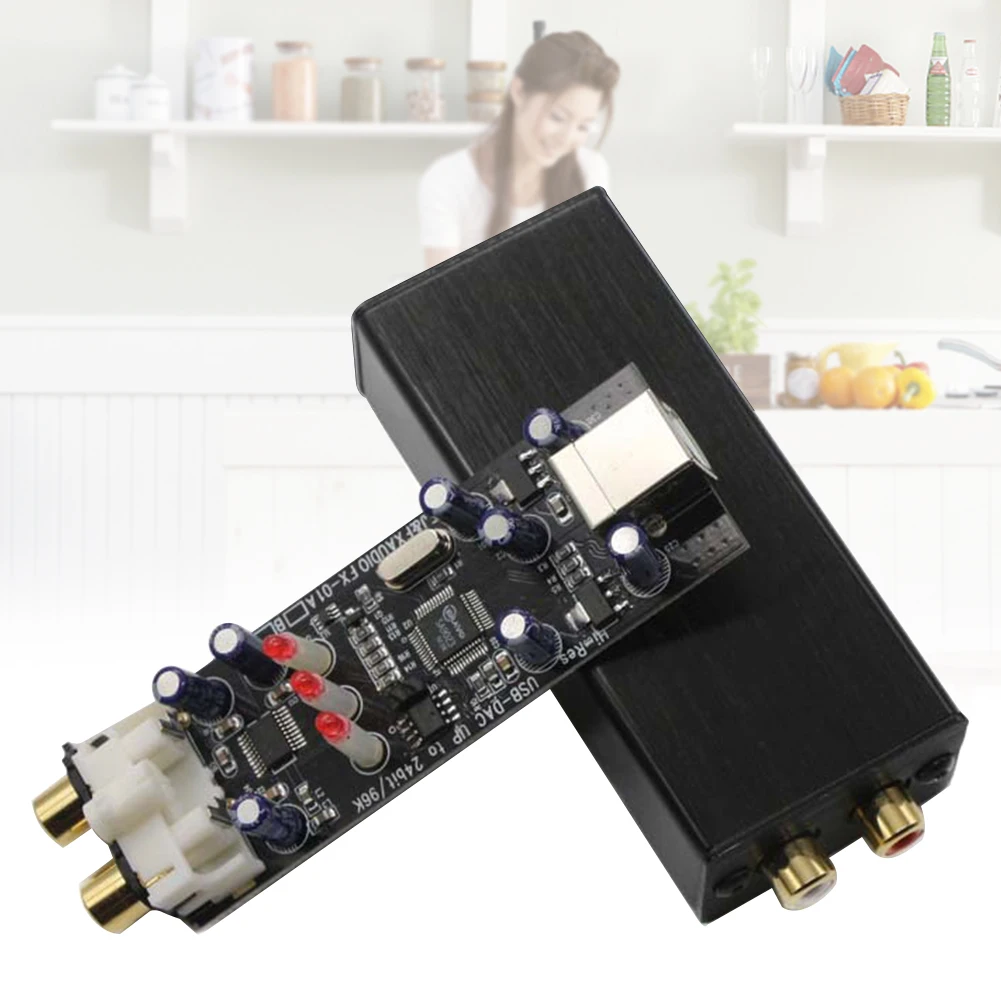 

KTV External Adapter Display Converter Sound Card Mini Portabe Interface Computer Home Decoder Audio USB Digital
