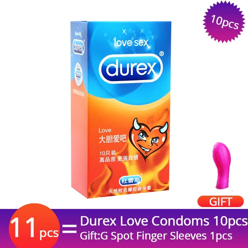 Durex Condom Ultra Thin Love G Spot Condoms Natural Latex Lubricant Flowers Condones Sex Toys For Adults Intimate Products 2