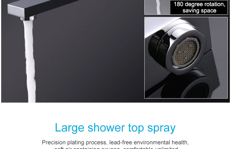 10'' Wall Mounted Shower Faucet Bathroom Rainfall Shower System Set Thermostatic Faucets Tub & Handheld Sprayer Fold Mixer Tap (24)