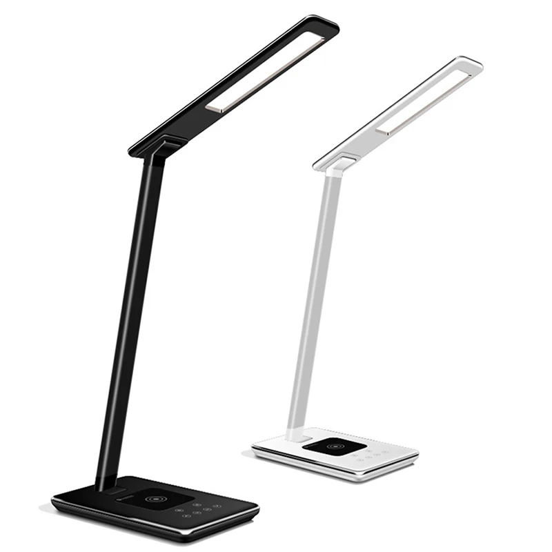 

LED Table Lamp Wireless Charger Foldable Mobile Phone USB Charging with Cable For iPhone6 7 X 8 8Plus Samsung S8 S7 xiaomi J25