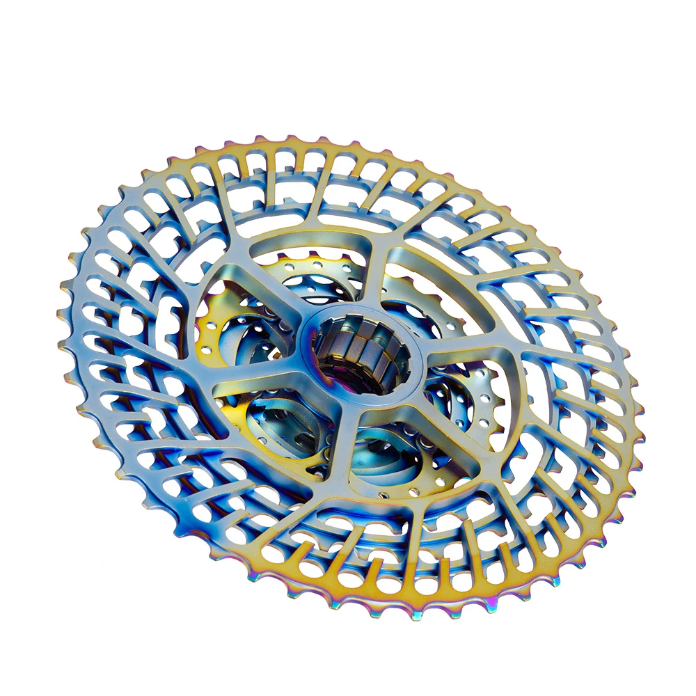 ZTTO MTB 11 скоростная 50T Радужная зеркальная велосипедная кассета 11v HG совместимая