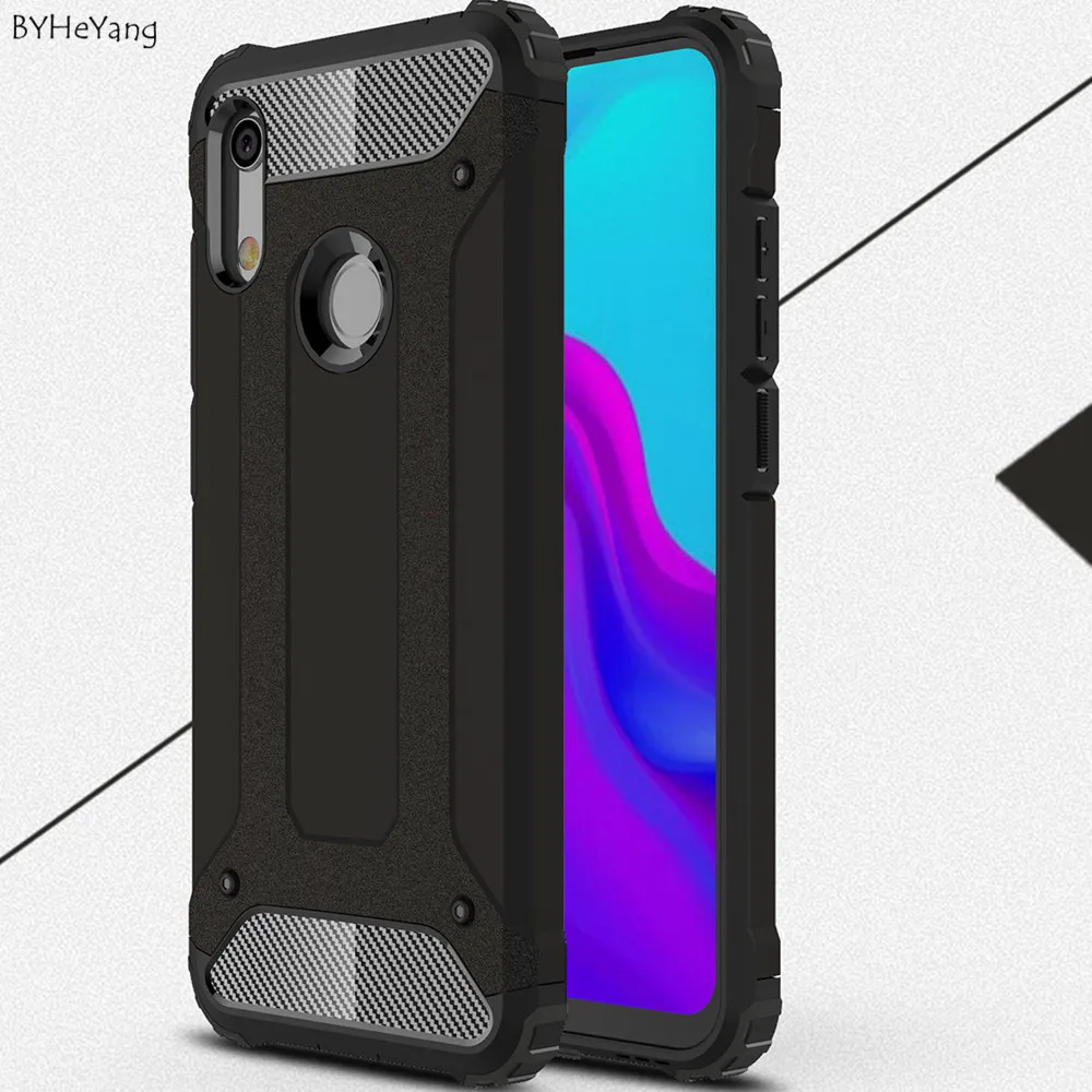 

Case For Huawei honor 8a Shockproof Armor Hard PC Silicone Case Honor 8 A Soft TPU Phone Case Cover Shell For Huawei Honor 8A