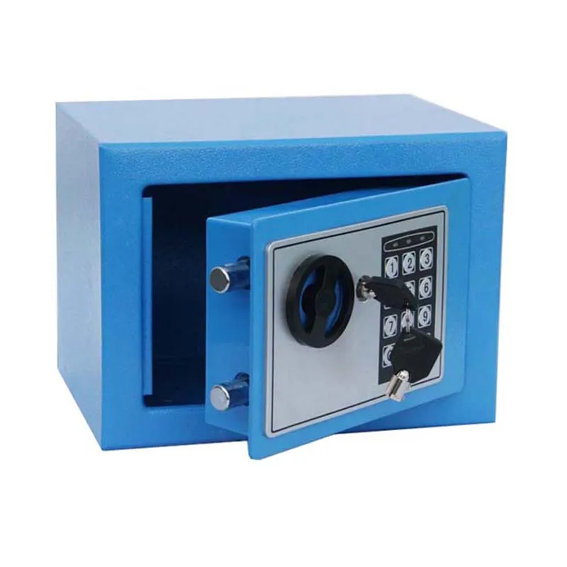 Digital safe box is Fire Drill Resistant Ideal for Home Office use! Safety Security Box keep Cash Jewelry or Documents Securely