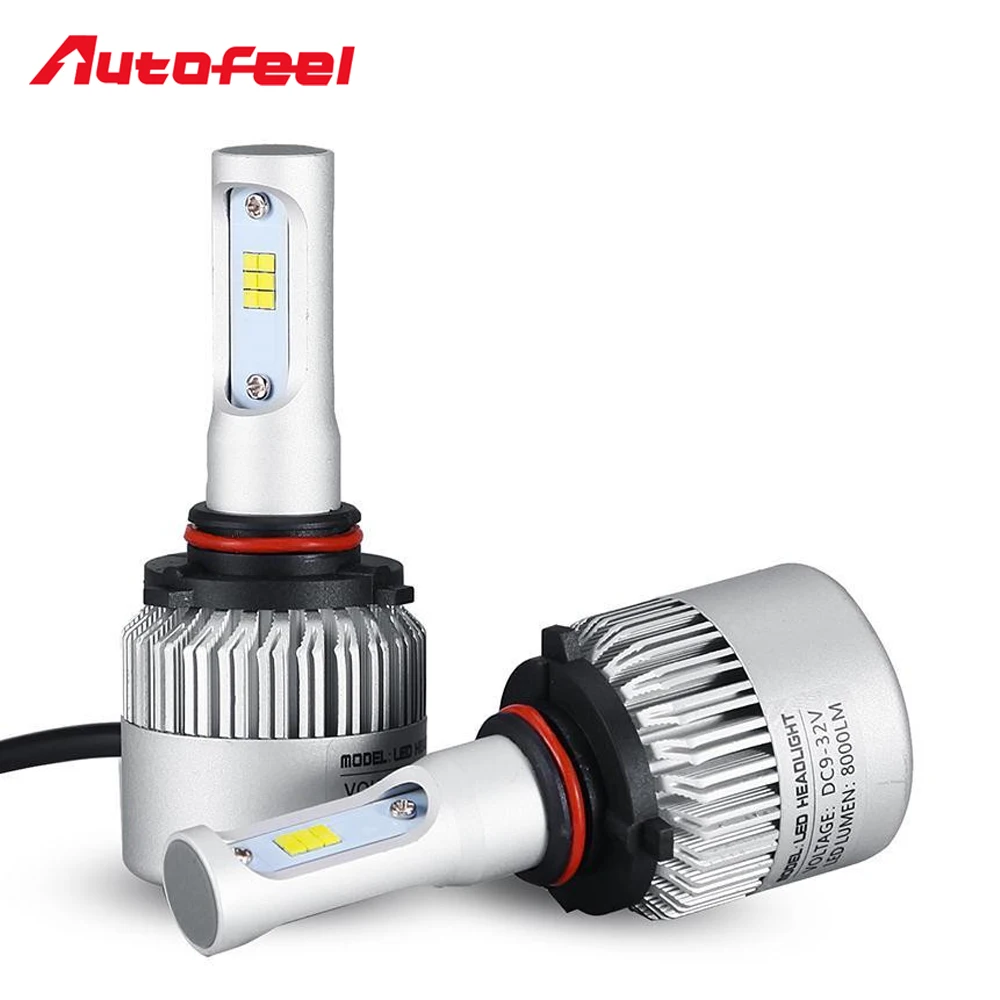 

Autofeel CSP Chip 9005 HB3 H10 Lamp 84W 8000LM 6000-6500k Single High Beam LED Headlight Bulbs automobile accessory Super Bright
