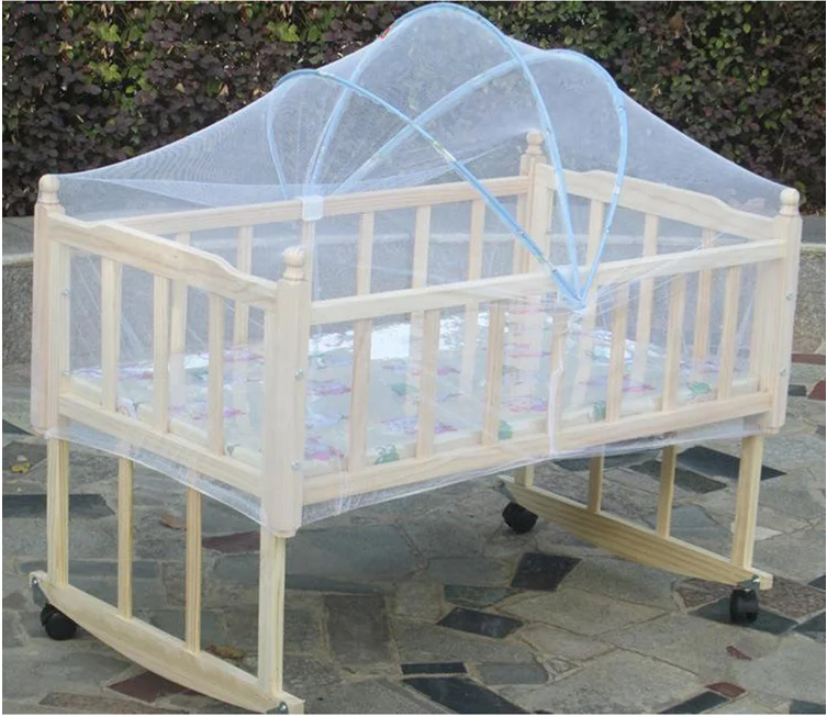 Baby Cradle Bed Mesh Mosquito Nets Foldable Summer Baby Arched Mosquitos Nets Portable Crib Netting For Infant Baby Cradle