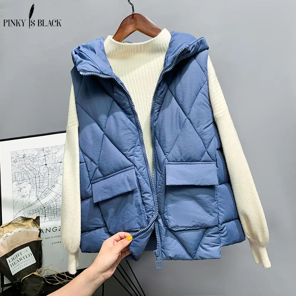 hooded vest jacket womens