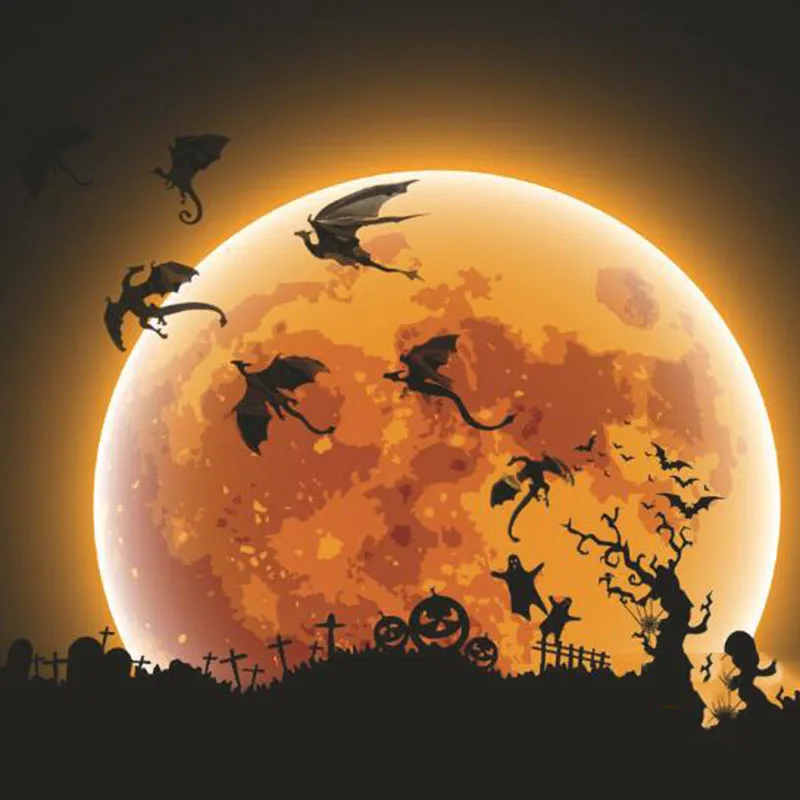 hot new Sale Halloween Rooms Fun Life Game of Decor Dinosaurs Boys Thrones Inspired 3D Dragon Wall Art Silhouettes|wall art|game thrones wallgame