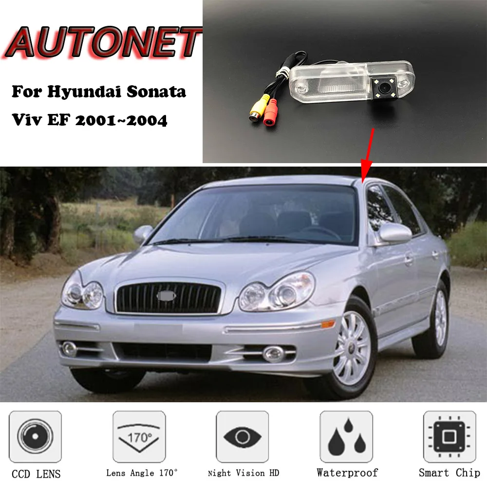 AUTONET резервная камера заднего вида для hyundai Sonata Viv EF 2001 2002 2003 2004 ночного видения парковочная камера номерного знака