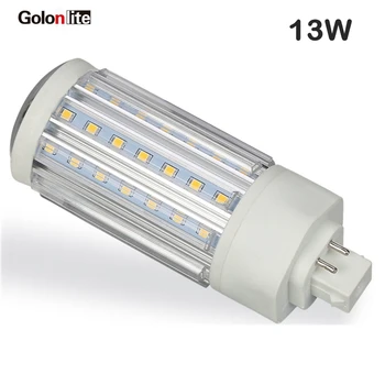 

Golonlite LED PLT lamp 15W gx24q gx24d led pl-t g24q-3 cfl led pl replacement lamp 360 degree LED corn lamp g24 E27 E26 CE Ra80
