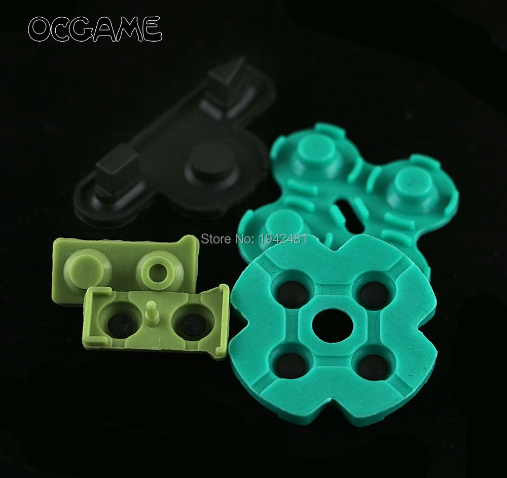10 компл./лот Зеленый контроллер Проводящая резина силиконовая для ps3 OCGAME|rubber